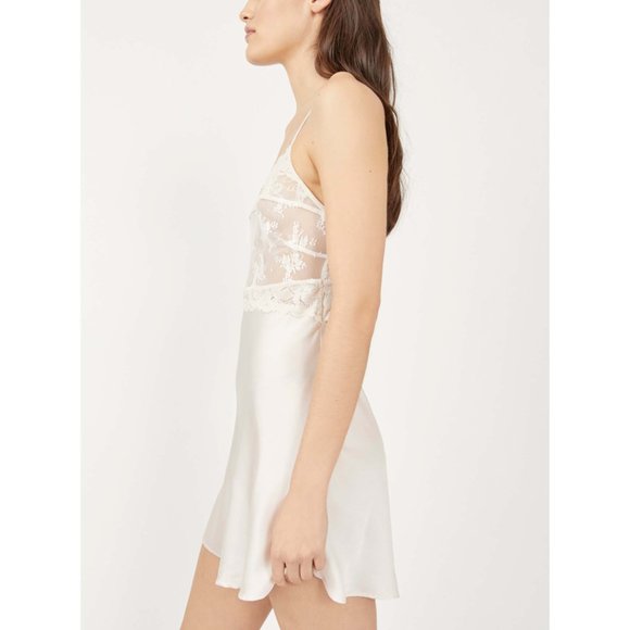 🎉LAST CHANCE🎉 NWT Free People Ready Now Mini Slip / Salt - Picture 4 of 8